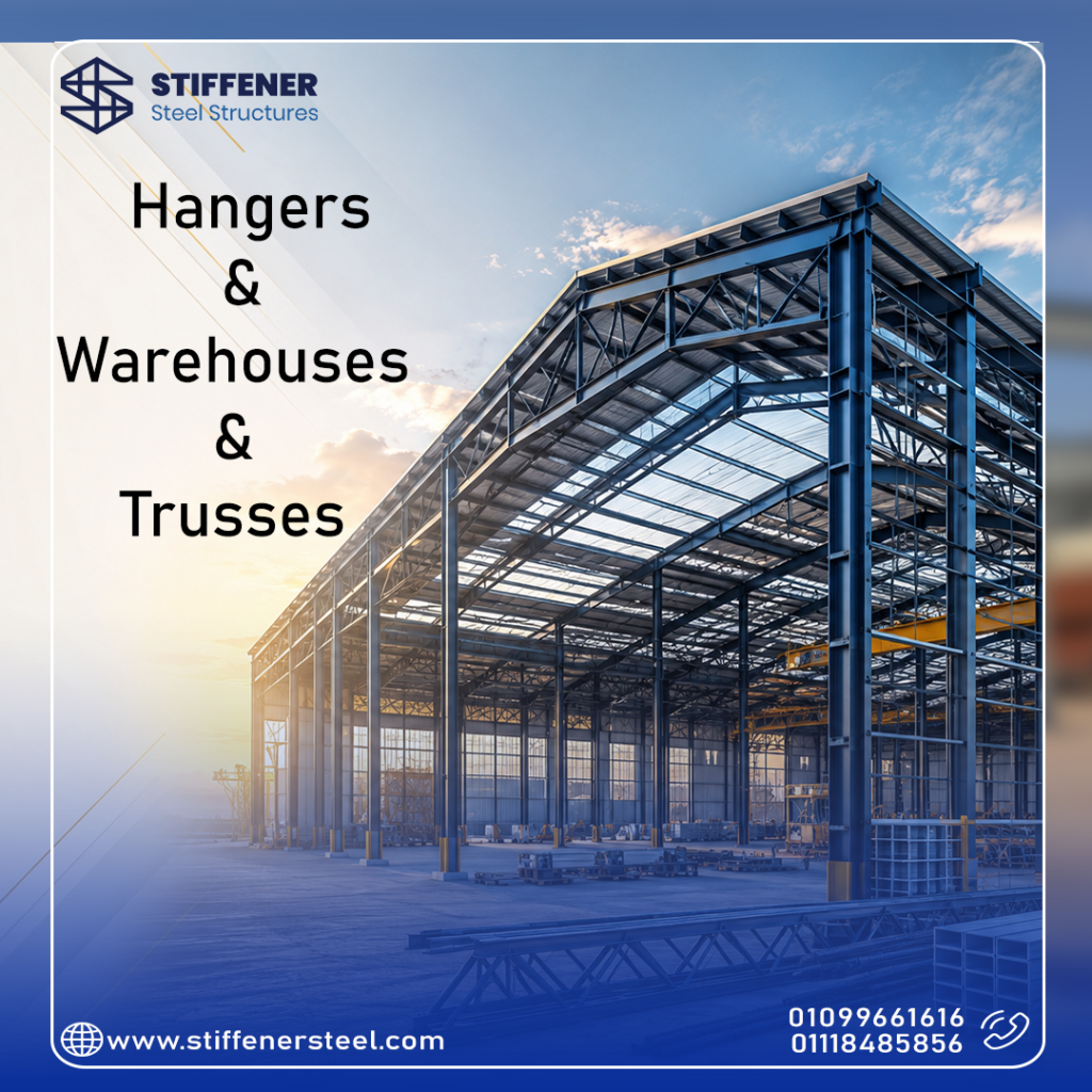 Steel Hangars in Egypt: Design, Fabrication & Erection